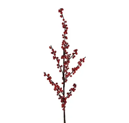 Ilex extra S rood - Rode bessentak L10xB10xH97CM